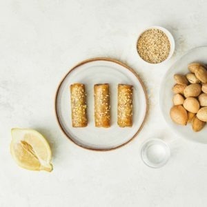 Lormiellerie-pâtisserie-marocaine-lyon-cigare-au-miel-amandes-présentation