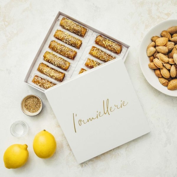 Lormiellerie-pâtisserie-marocaine-lyon-cigare-au-miel-amande-x12